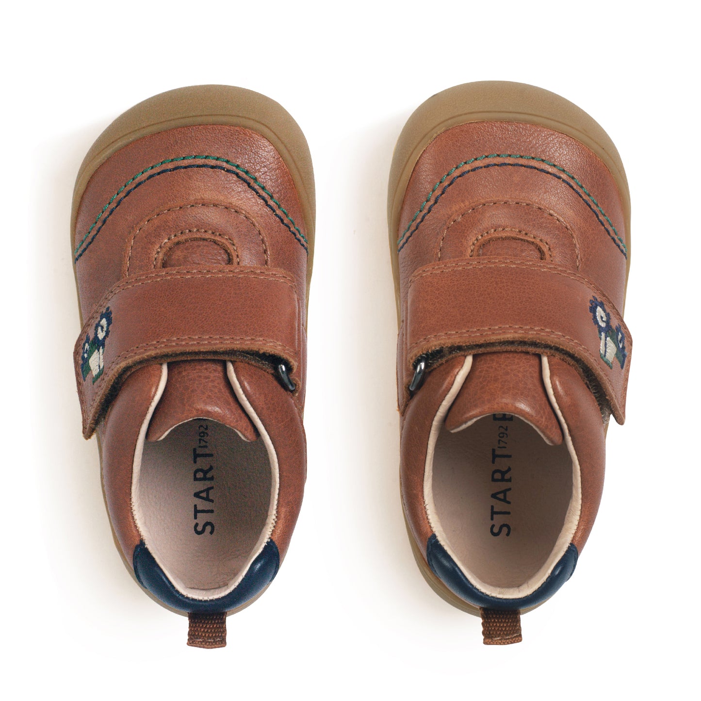 Start-Rite Harvest Tan Leather First Walkers