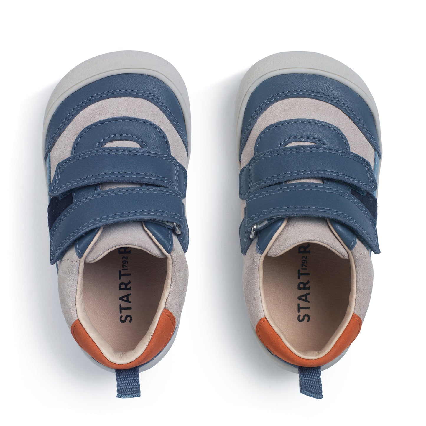 Start-Rite Duel Denim Blue Multi Leather first walkers