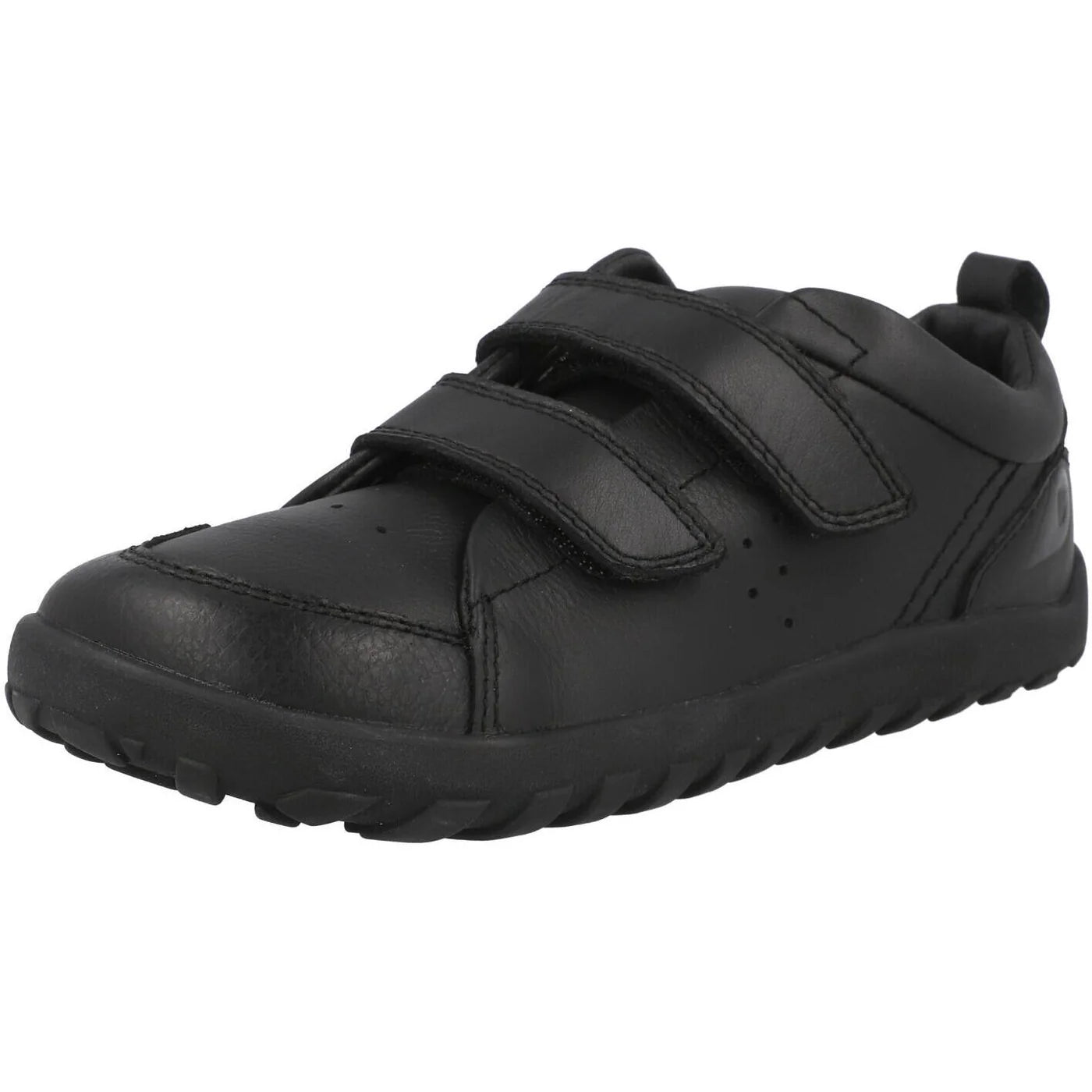 Bobux Ripley Boys School Shoes - Black Leather