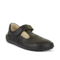 Froddo Barefoot Nina T School shoes in Black Leather