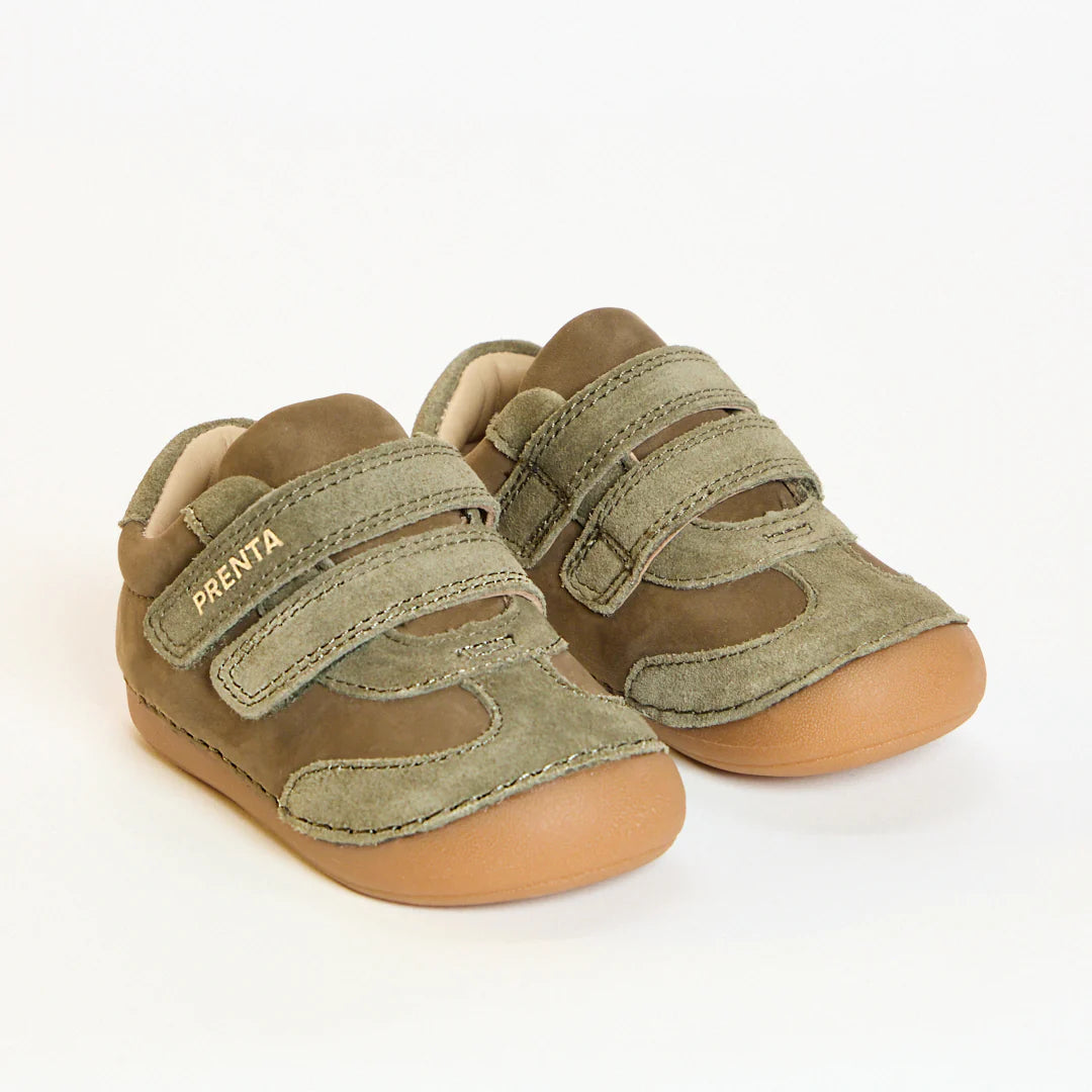 Prenta Rocket Khaki Nubuck First Walker Trainer