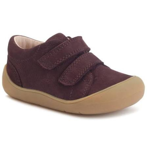 Start-Rite Scoot Burgundy Nubuck First Walker