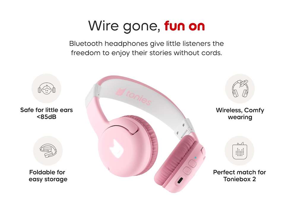 Tonies Headphones - Cloud Pink