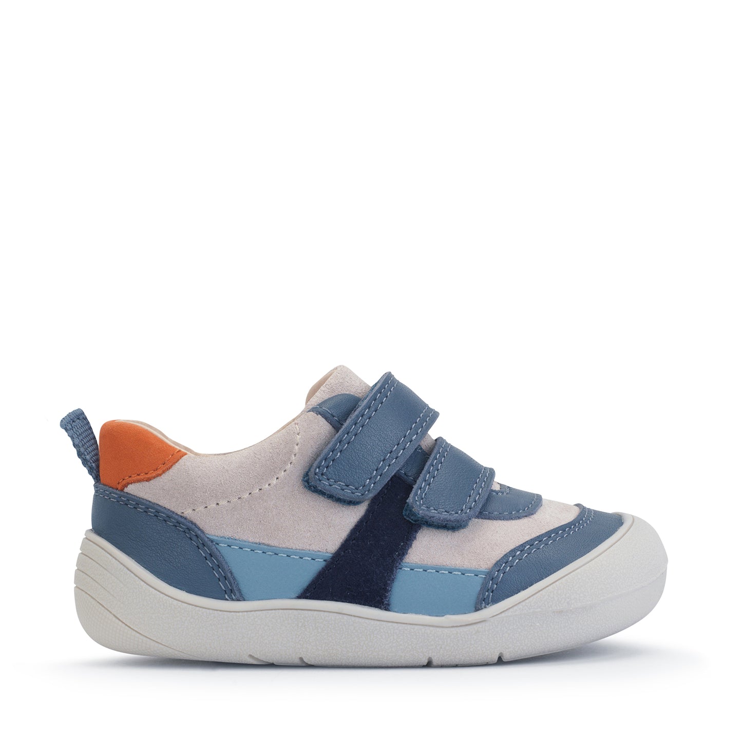 Start-Rite Duel Denim Blue Multi Leather first walkers