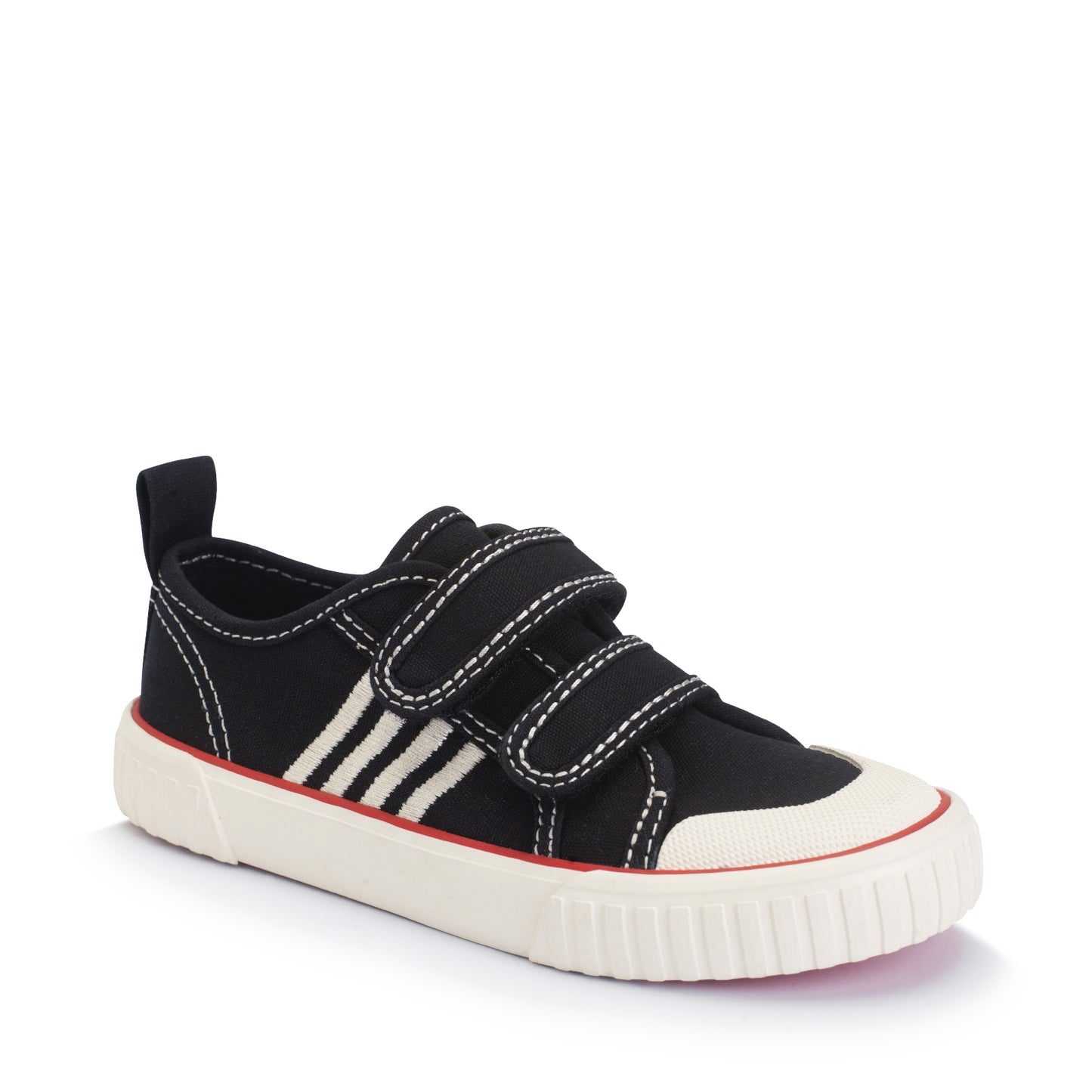 Start-Rite Tide Black/White Canvas