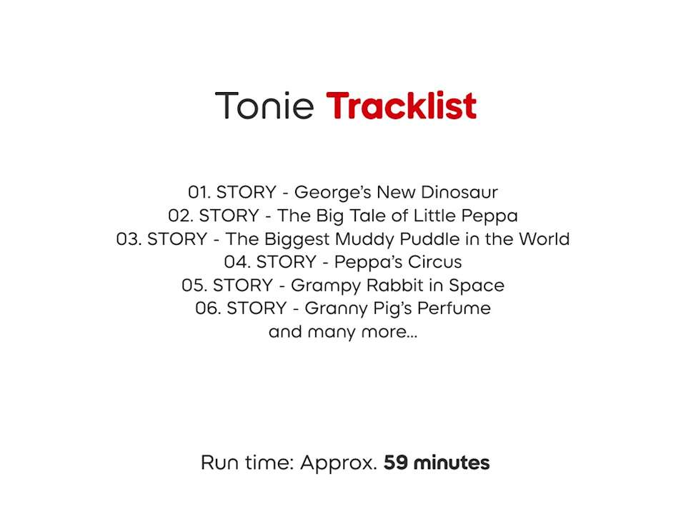 Tonies Audio Play: Peppa Pig - George Pig