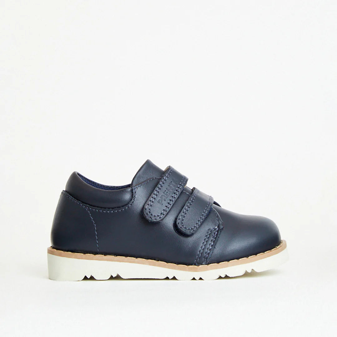 Prenta Comet Navy Leather Kids Shoes