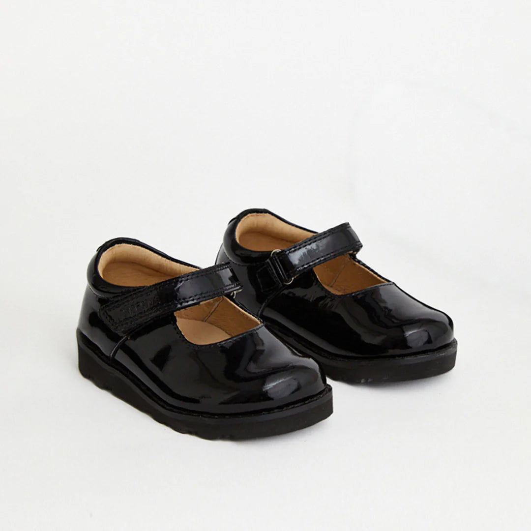 Prenta Aurora Black Patent Kids Shoes