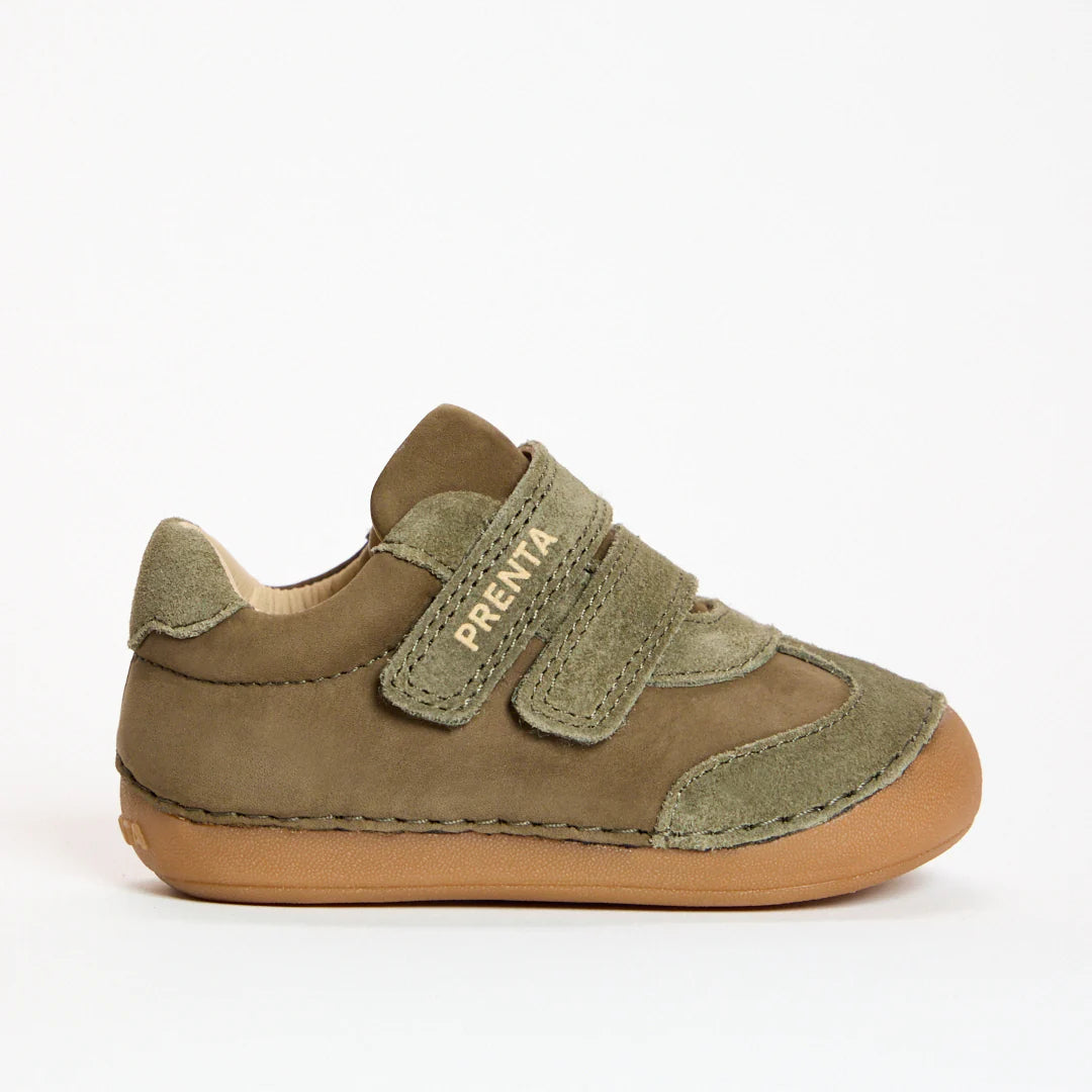 Prenta Rocket Khaki Nubuck First Walker Trainer