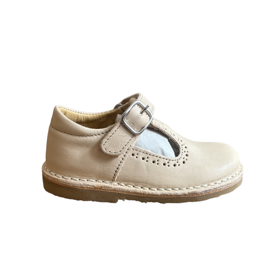 Petasil Heritage Catarina T Bar shoe in Cream