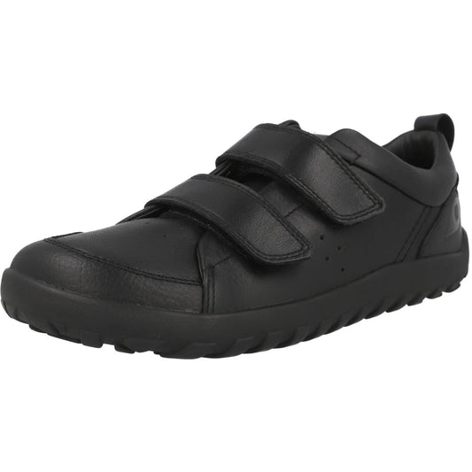 Bobux KP Hula Girls Black Leather School Shoes